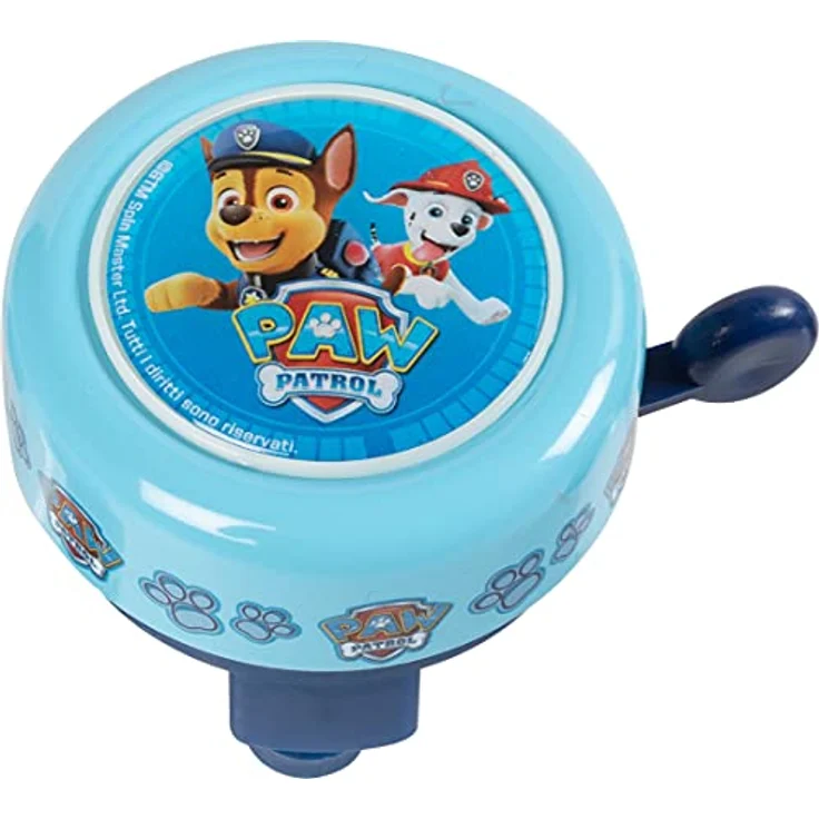 Paw Patrol Boy Blaue Fahrradklingel aus Metall – Bild 1