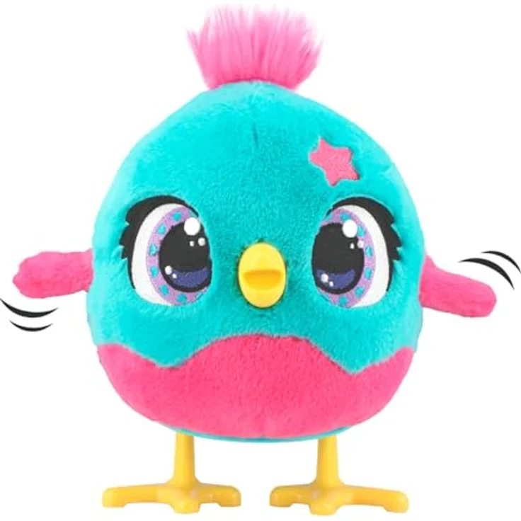Jumbo Funtasy Family - Chick-a-Boo, interaktives Kuscheltier mit singender, tanzender Hühner-Mama, inklusive Erdbeere und Überraschungsküken – Bild 7