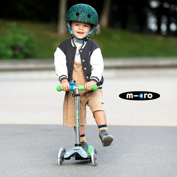 Micro Mini Micro Deluxe Flux LED, Scooter mit höhenverstellbarem Lenker und LED-Rädern für Kinder von 2-5 Jahren – Bild 5