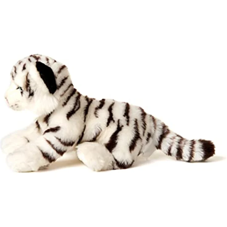 Uni-Toys - Weißer Tiger Baby, sitzend - 20 cm (Höhe) - Plüsch-Wildtier - Plüschtier, Kuscheltier – Bild 3
