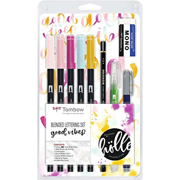 Tombow BS-FH2 Blended Lettering Set Good Vibes, 1 Stück (1er Pack) – Bild 1