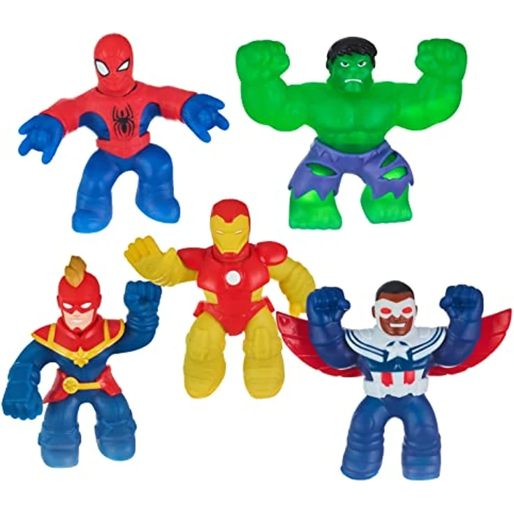 Heroes of Goo Jit Zu – Marvel-Helden-Packung. Der unglaubliche Hulk – knirschend, 11,5 cm groß, 41374 – Bild 5