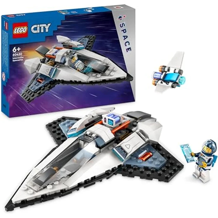 LEGO City Raumschiff, Weltraum-Spielzeug mit Space Shuttle für Kinder zum Bauen, Jungen und Mädchen ab 6 Jahren, Set mit Astronaut-Figur 60430 – Bild 1