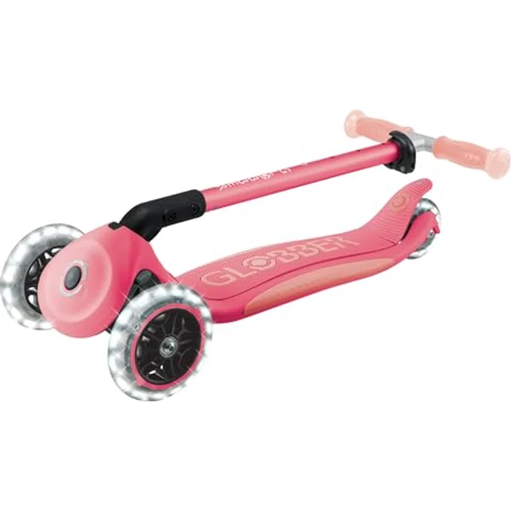 Globber Elite Glow Lights, 3-rädriger Scooter für Kinder, höhenverstellbar, Glow-in-the-Dark, klappbar, max. 50 kg – Bild 6