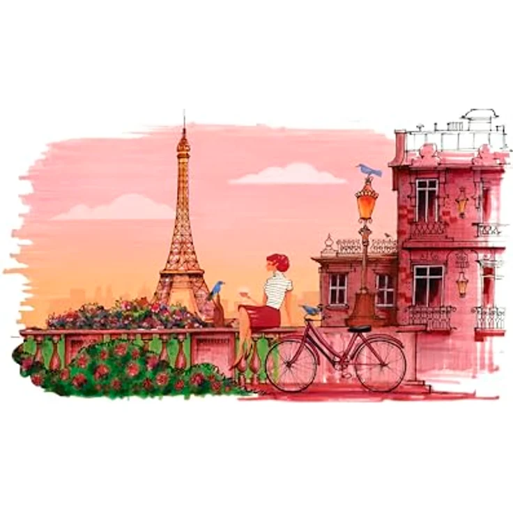 OTTO Pitt Artist Pen Tuschestift, Geschenkset Paris, 12-teilig, wasserfeste Filzstifte mit flexibler Pinselspitze – Bild 6