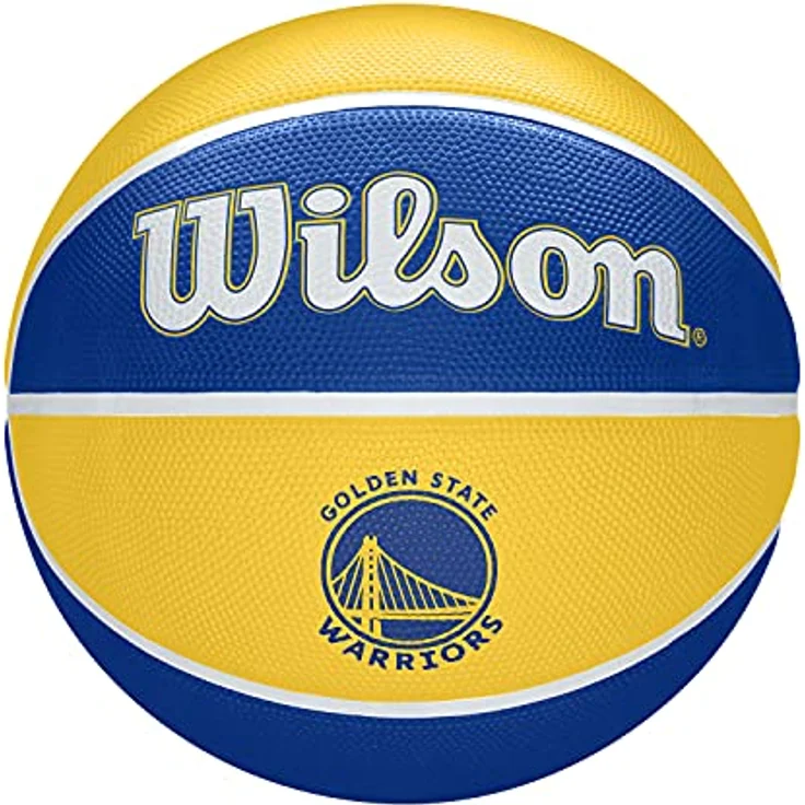 Wilson Basketball NBA TEAM TRIBUTE, GOLDEN STATE WARRIORS, Outdoor, Gummi, Größe: 7 – Bild 1