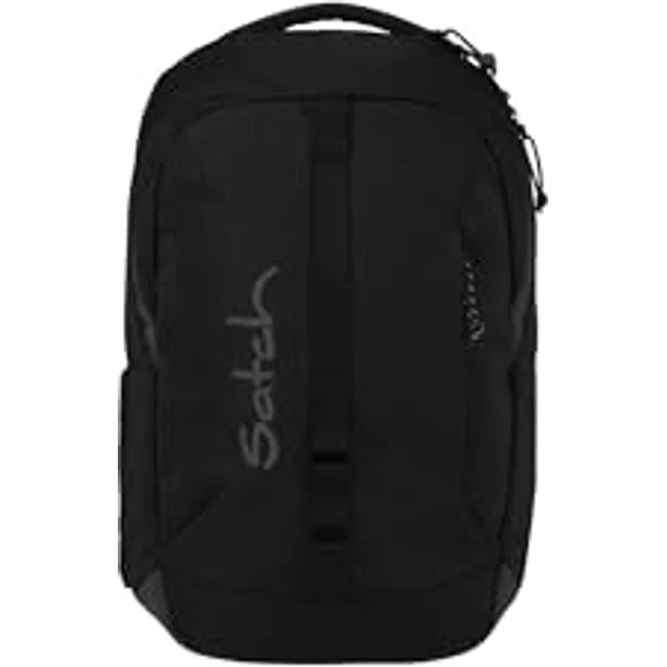 Satch con:next Schulrucksack, ergonomisch, wasserdicht, leicht, mit Laptopfach und Heftebox, Urban Black - Schwarz – Bild 1