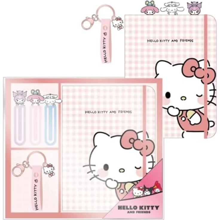 Cerda Hello Kitty Schreib-Set, multicolor Standard, vielseitig für Büro und Schule – Bild 1