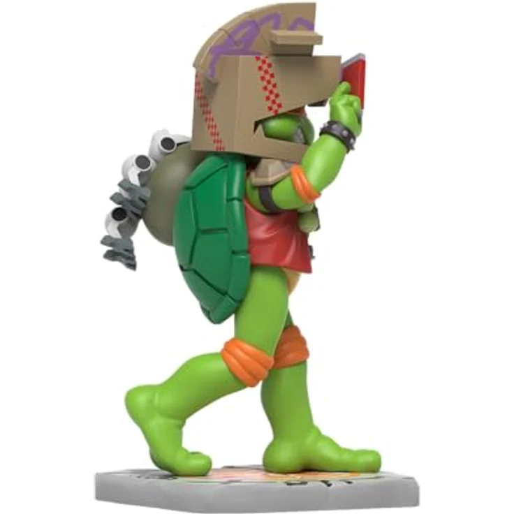 Mighty Jaxx Teenage Mutant Ninja Turtles Michelangelo Cowaboonga Edition Remixx Figur, 15 cm, sammelbare Halloween-Edition – Bild 3