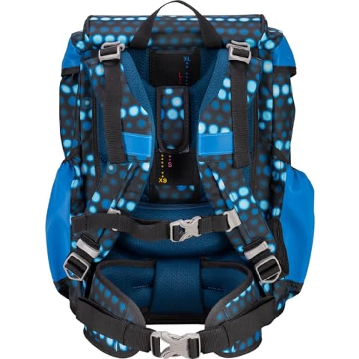 DerDieDas ErgoFlex Exklusiv Superflash Schulranzenset 5-teilig Blue Robot - Ergonomisch geformter Schulranzen mit atmungsaktiven Gurten. – Bild 5