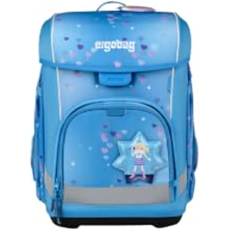 ergobag cubo light Schulranzen-Set BühnenfieBär, 21 Liter Volumen, 860 g leicht, wasserabweisendes Material, inkl. Sportbeutel – Bild 2