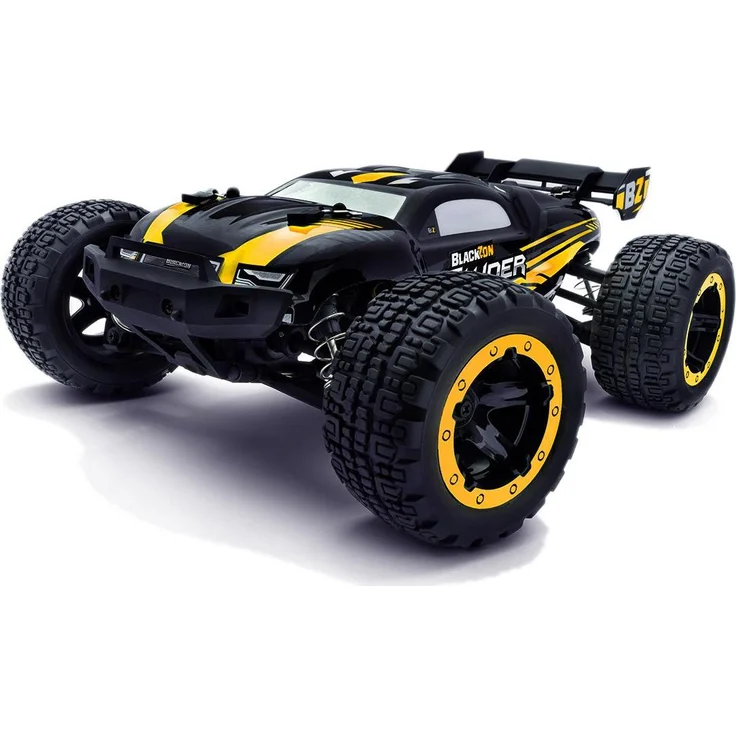 Blackzon Slyder ST 1/16 4WD Electric Stadium Truck, gelb, Bürstenmotor, 800 mAh Akku, USB-Ladegerät, RTR