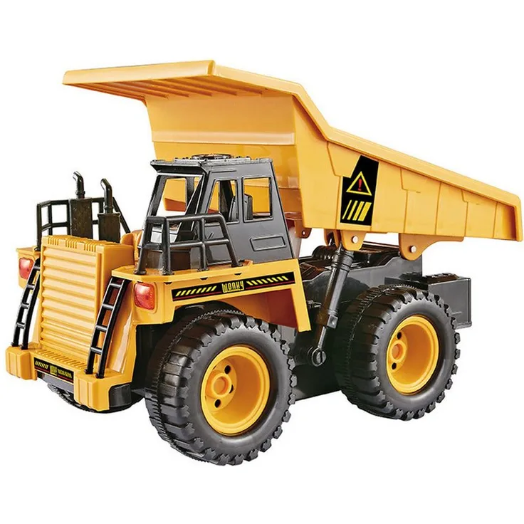 Jollity RC-Bagger Ferngesteuertes Fahrzeug mit beweglichem Kipper für Kinder, Spielzeug für drinnen und draußen
