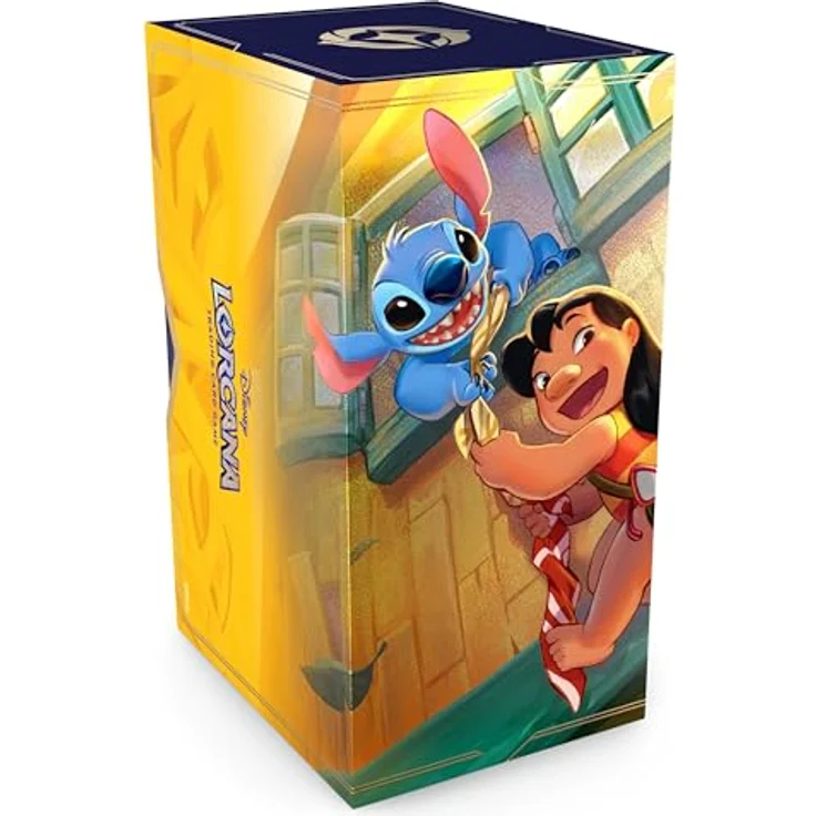 Ravensburger Disney Lorcana Trading Card Game: Archazias Insel - Lilo Geschenkbox (Englisch), Glimmer-Foil Oberfläche, mit Stauraum für bis zu 250 Karten, inkl. 5 Booster Packs aus verschiedenen Sets – Bild 5