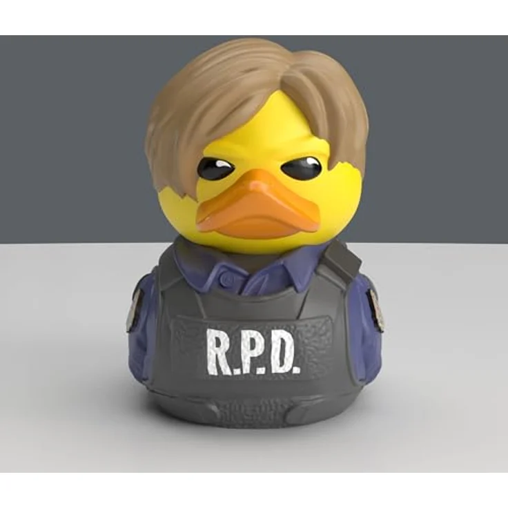 Numskull Resident Evil Tubbz Mini PVC Figur Leon S. Kennedy, 5 cm Sammelfigur in bedruckter Box – Bild 4