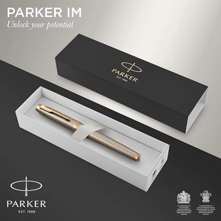Parker Pen IM Brushed Metal G.C., Schreibstift mit Edelstahlfeder, Silber – Bild 2