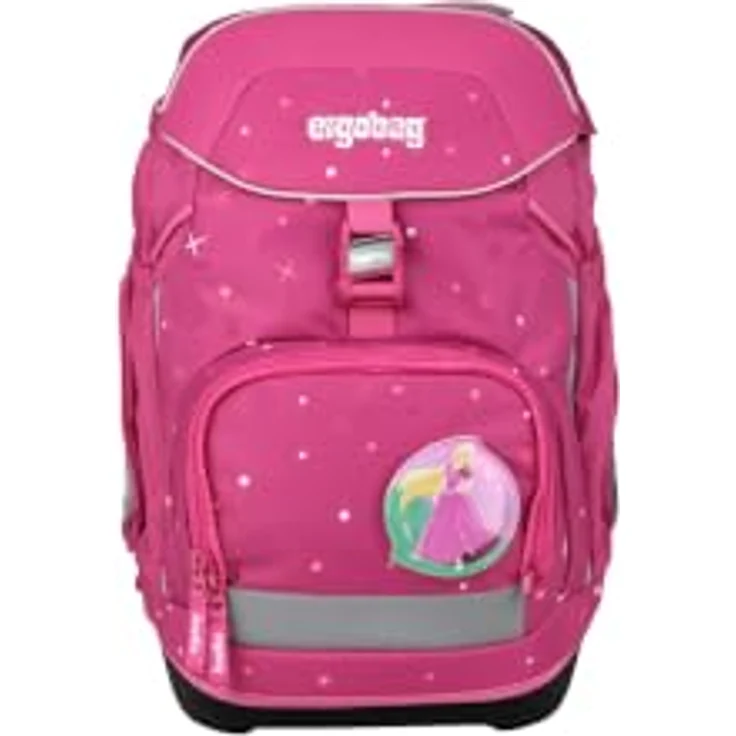 ergobag pack Schulrucksack-Set ZauBärschloss, flexibles Hauptfach, 22 Liter Volumen, wasserabweisend, mit mitwachsendem Tragesystem, recyceltes Polyester – Bild 2