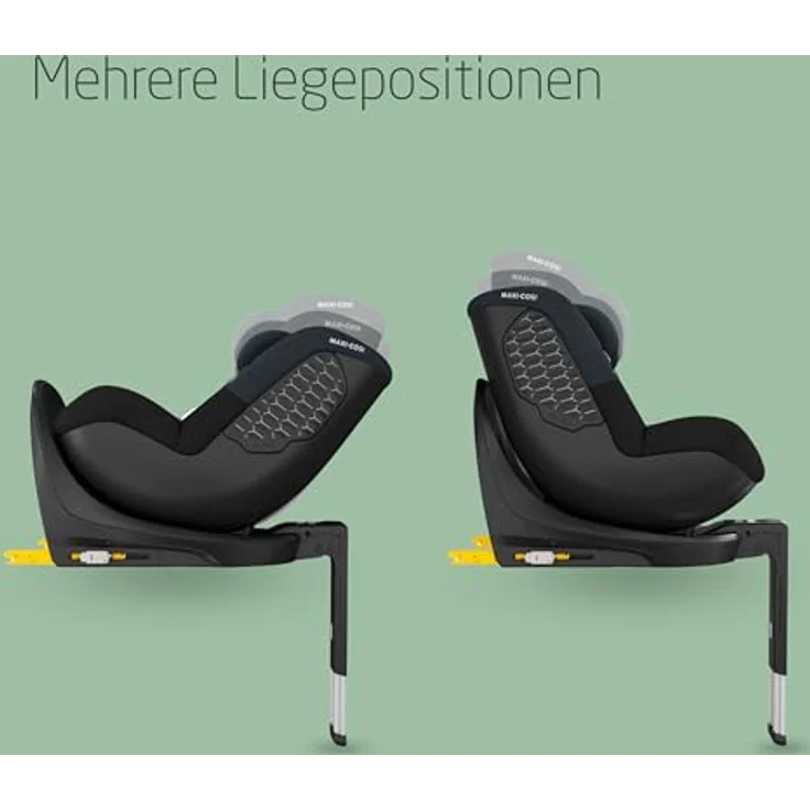 Maxi-Cosi Reboarder-Kindersitz Mica 360 S - Tonal Black, i-Size Sicherheit, 360° Rotation, Liegeposition, 9-stufige Größeneinstellung – Bild 3