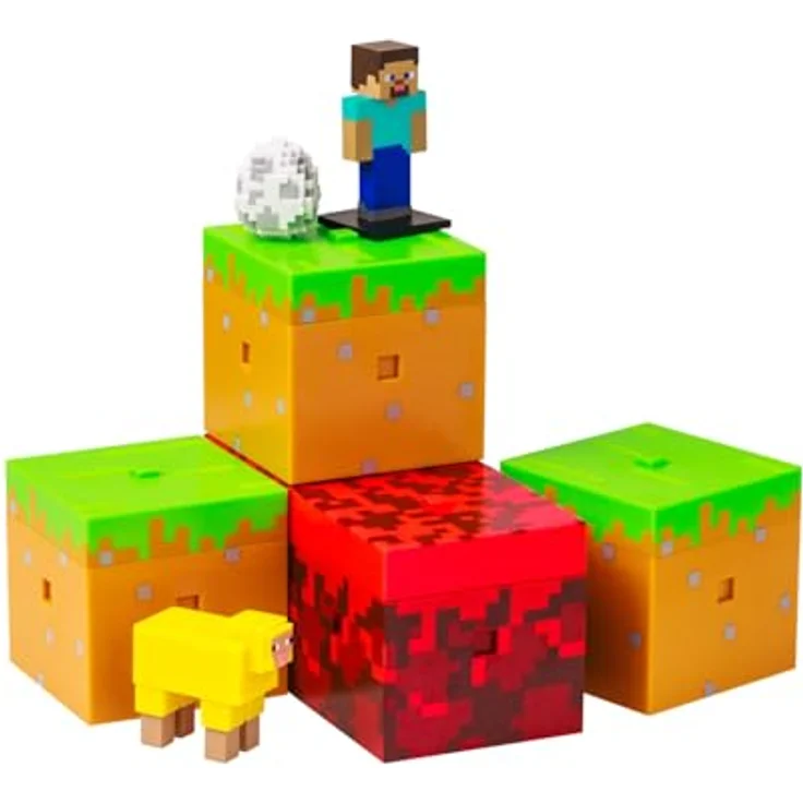 Brawl Stars Minecraft Surprise Cube Capsule, Blind Pack mit 7 cm Figur und Überraschungs-Ei, 1 von 12 Sammlereditionen – Bild 2