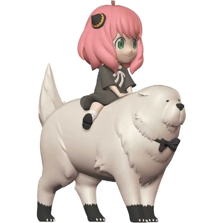 Plastoy Spy x Family Spardose Anya & Bond Forger, hochwertige 3D-Sammelfigur aus PVC, offiziell lizenziert