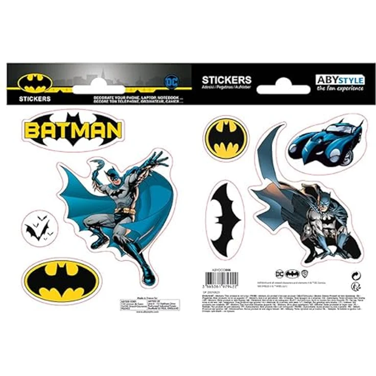ABYstyle - DC Comics Aufkleber, 16 x 11 cm, Batman und Logo – Bild 2