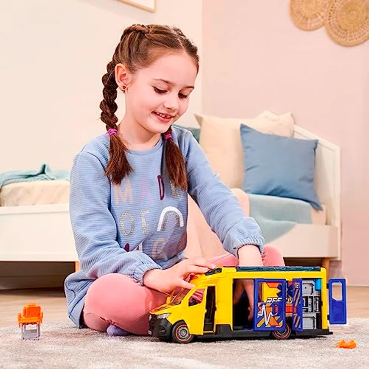 Dickie Toys - Rettungswagen Mercedes-Benz Sprinter (34,5 cm) - großes Spielzeugauto mit Sirene, Blaulicht & Krankenwagen-Zubehör zum Spielen für Kinder ab 3 Jahre – Bild 2