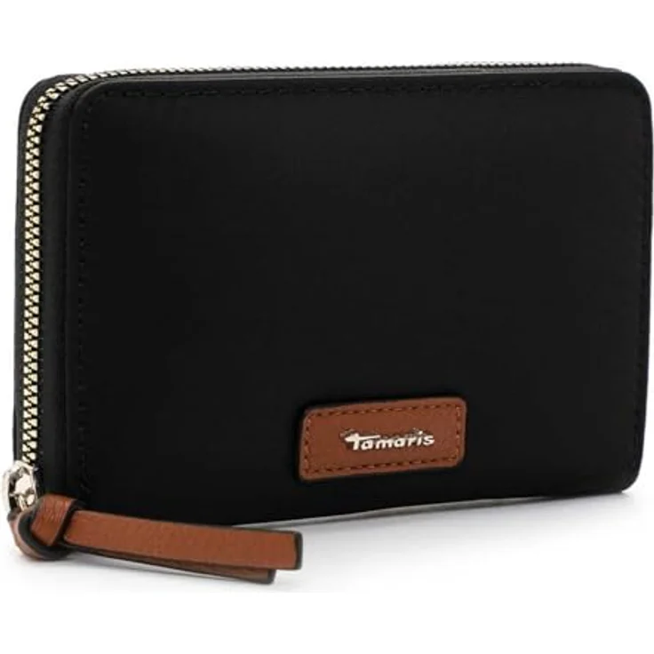 Tamaris TAS Fabrizia Geldbörse, Nylon-Optik mit Logo-Patch, 6 Kreditkartenfächer, zweifarbig – Bild 3