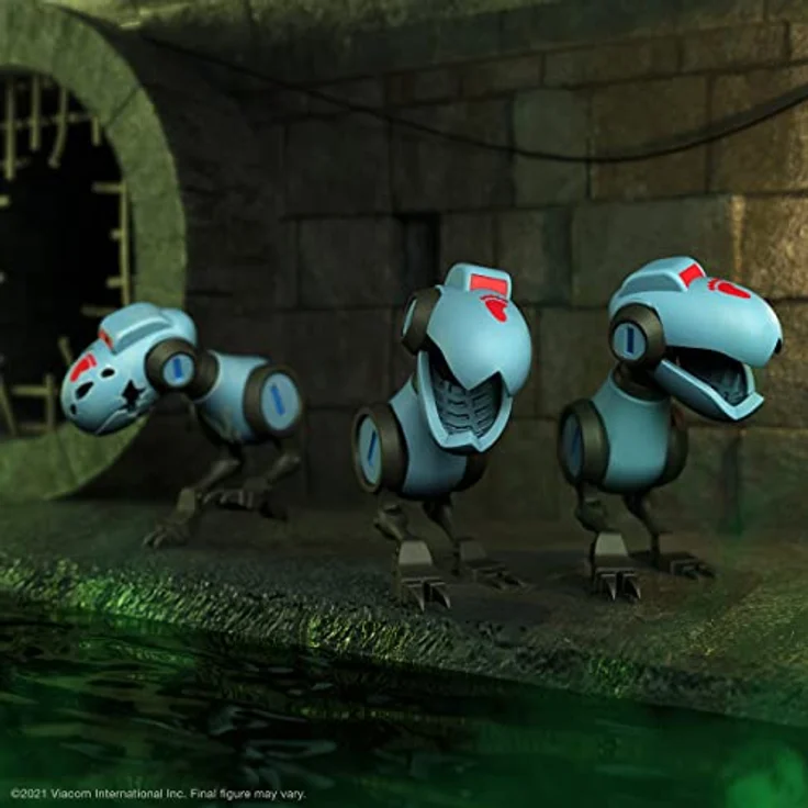 Super7 Teenage Mutant Ninja Turtles Ultimates Mousers 5er-Pack, 8 cm Sammelfiguren mit Zubehör und Kampf-damaged Varianten – Bild 4
