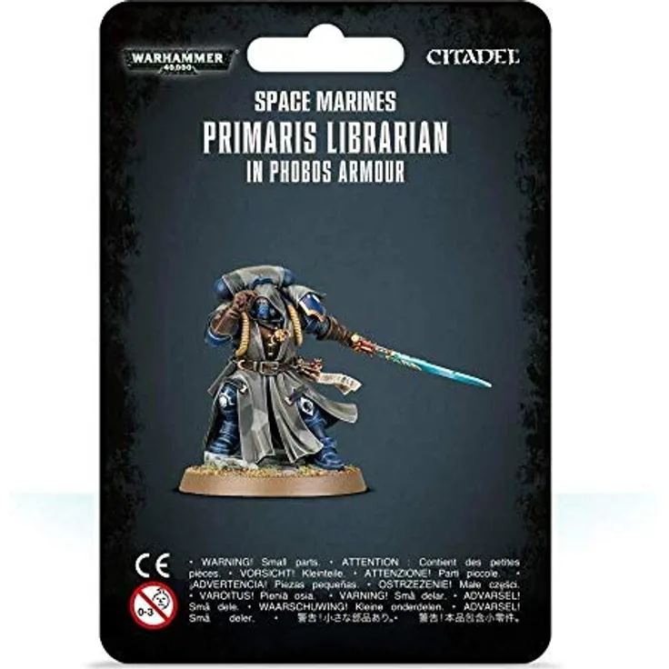 Games Workshop W40k: Primaris Librarian in Phobos Armour, Sammelfigur der Space Marines