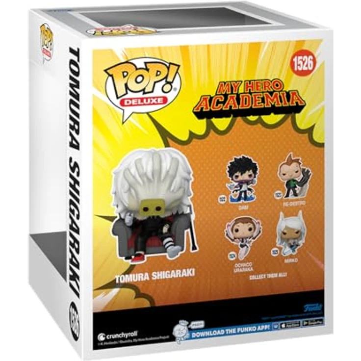 Funko POP! Deluxe: My Hero Academia (MHA) 2 - Tomura Shigaraki in Chair - Vinyl-Sammelfigur - Geschenkidee - Offizielle Handelswaren - Spielzeug Für Kinder und Erwachsene - Anime Fans - ca. 9,5 cm - Premium Vinyl Material - Ideal für Sammler – Bild 3