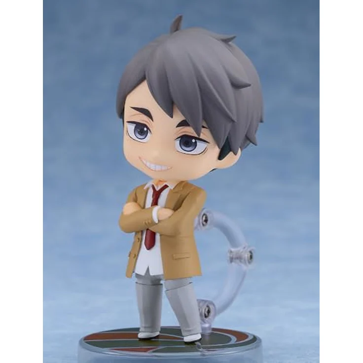 Orange Rouge Haikyu!! Nendoroid Actionfigur Osamu Miya School Uniform Ver., 10 cm mit Zubehör in Fensterbox – Bild 4