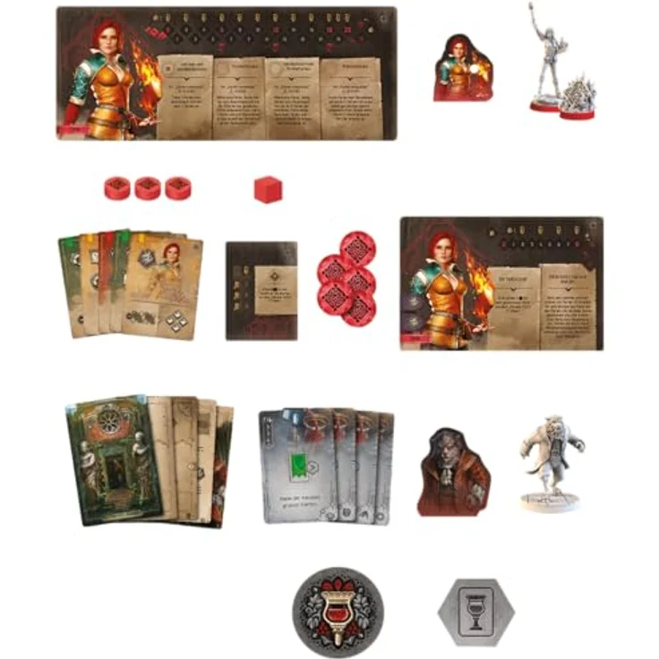 Go On Board The Witcher: Pfad des Schicksals – Triss & EIN Körnchen Wahrheit, Kennerspiel für 1-5 Spieler, Spielzeit 45-90 Minuten, ab 14 Jahren, Deutsch – Bild 5