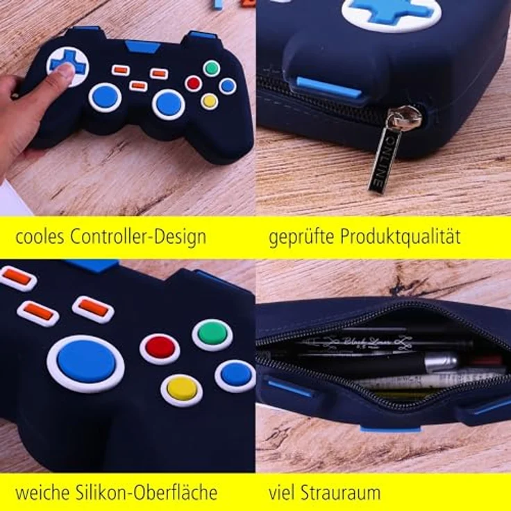 Online Premium-Schlampermäppchen Controller in Gaming Design, für Jungen & Mädchen, 1 Fach, Ideales Zocker Geschenk - von ONLINE – Bild 2