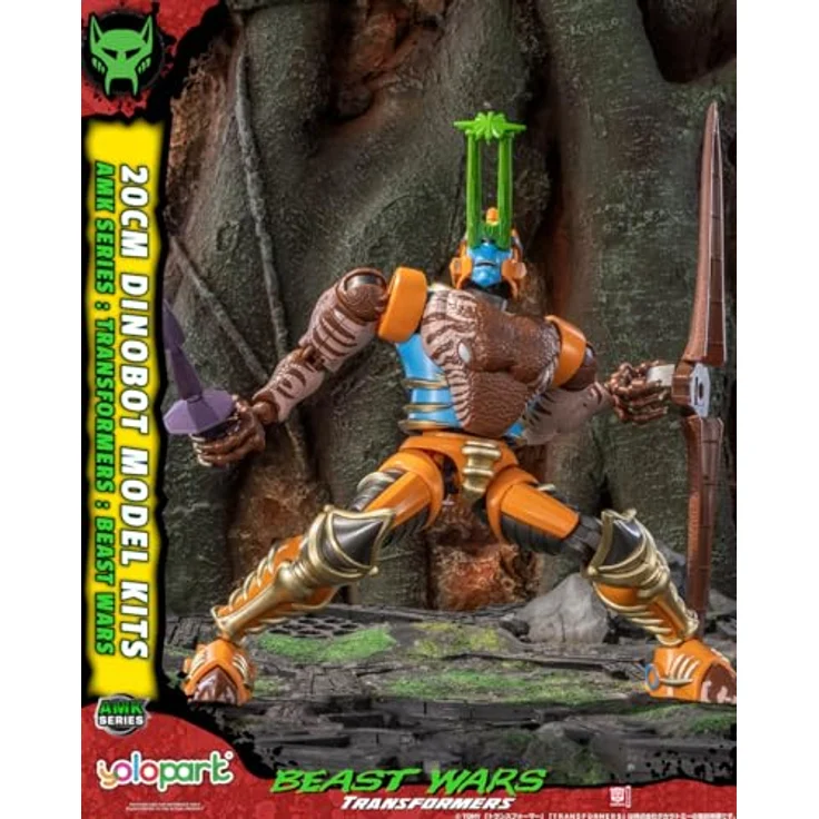 Yolopark Transformers: Beast Wars AMK Series Plastic Model Kit Dinobot, 20 cm, detailgetreue Nachbildung und einfache Montage – Bild 7