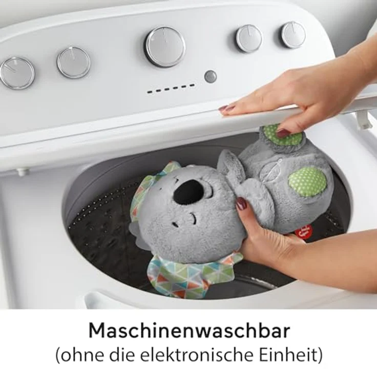 Fisher-Price HBP87 - Schlummer-Koala, musikalisches Kuscheltier mit realistischen Atembewegungen, Babyspielzeug für Babys ab der Geburt – Bild 6