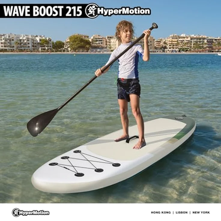 HyperMotion Wave Boost 215 SUP-Board für Kinder 215 cm - Grün – Bild 2
