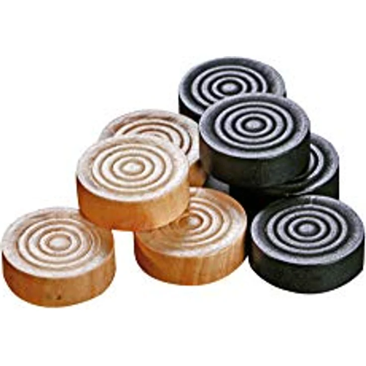 Philos 3052 - Dame und Mühle Spielsteine, 30 mm,3 Jahre to 99 Jahre, Holz – Bild 2