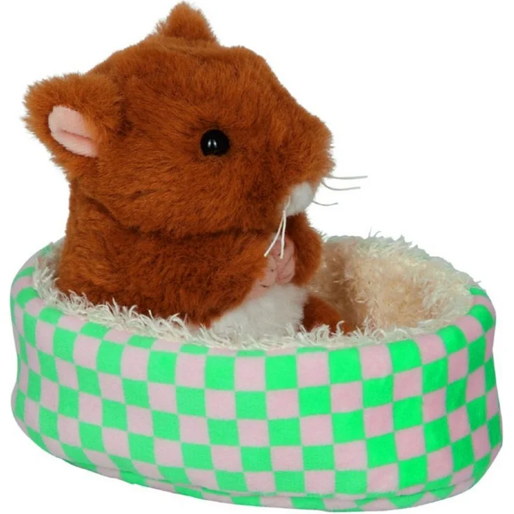 COPPENRATH DIE SPIEGELBURG Plüschfigur Goldhamster Ted im Korb, weicher Plüsch, Kuscheltier