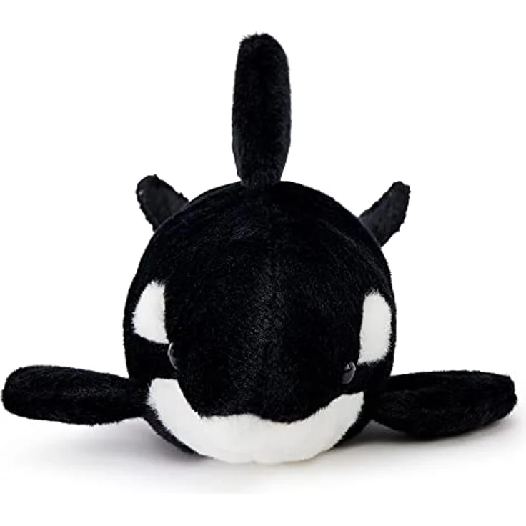 Zappi Co Orca Whate Plüschtier, weich gefülltes Kuscheltier für Kinder, 20-22 cm, grau, ideal zum Kuscheln und Rollenspiel – Bild 4