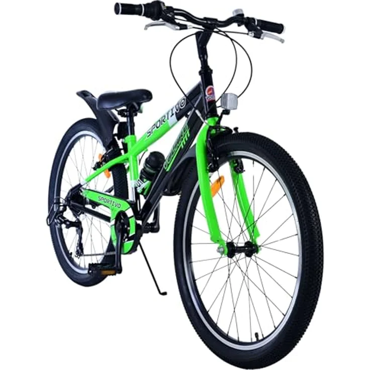 Volare Kinderfahrrad Sportivo für Jungen 24 Zoll in Grün mit 7-Gänge-Schaltung – Bild 5