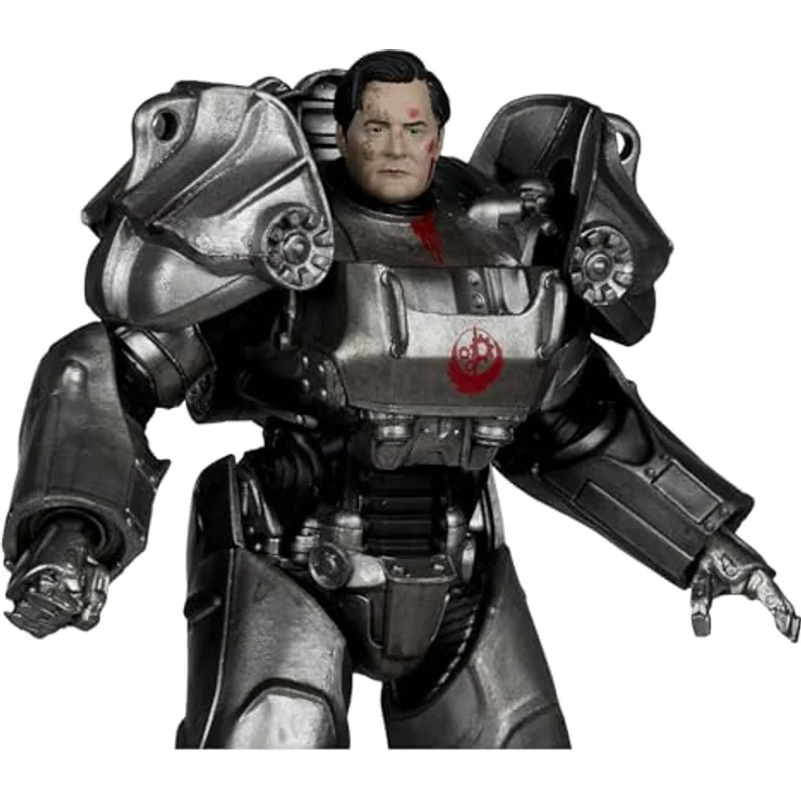 McFarlane Fallout Actionfigur Hank MacLean, 19 cm detailreiche Sammelfigur mit Zubehör und Base – Bild 5