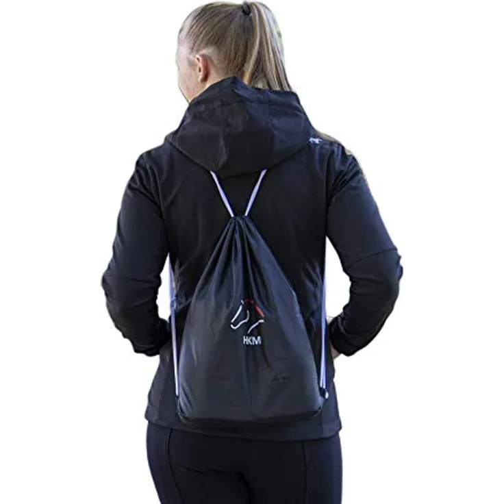 HKM Unisex – Erwachsene Turnbeutel-12173 Turnbeutel, schwarz, One Size