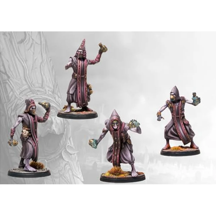 Para Bellum Wargames Conquest: Old Dominion: Cultists, Dual Kit mit 12 unbemalten Miniaturen und 3 Ständern – Bild 4