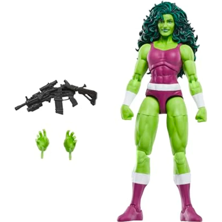 Hasbro Marvel Legends Iron Man She-Hulk Actionfigur, 15 cm, vollbeweglich mit 2 austauschbaren Händen – Bild 1