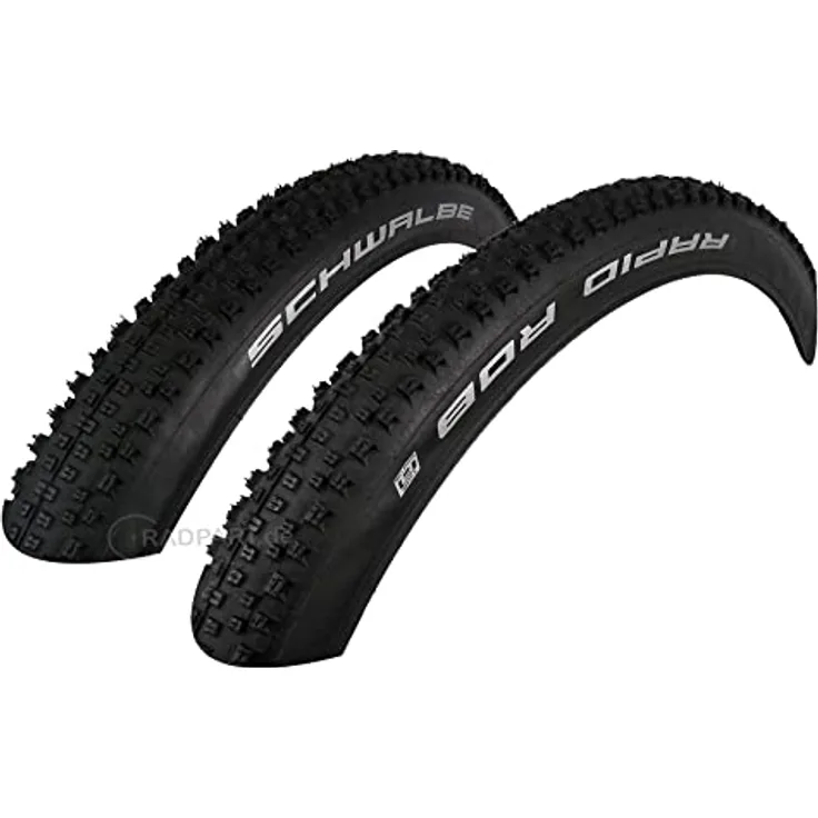 Schwalbe Rapid Rob 54-584 Drahtreifen K-Guard, 27.5x2.10 Fahrradreifen für Kinderfahrräder