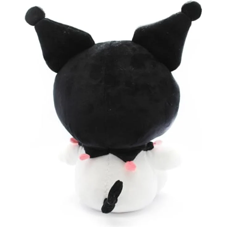 Joy Toy Sanrio Kuromi Plush, 24 cm, aus 100% recyceltem Material, schwarz-weiß, in wiederverwendbarem Kartontäschchen – Bild 4