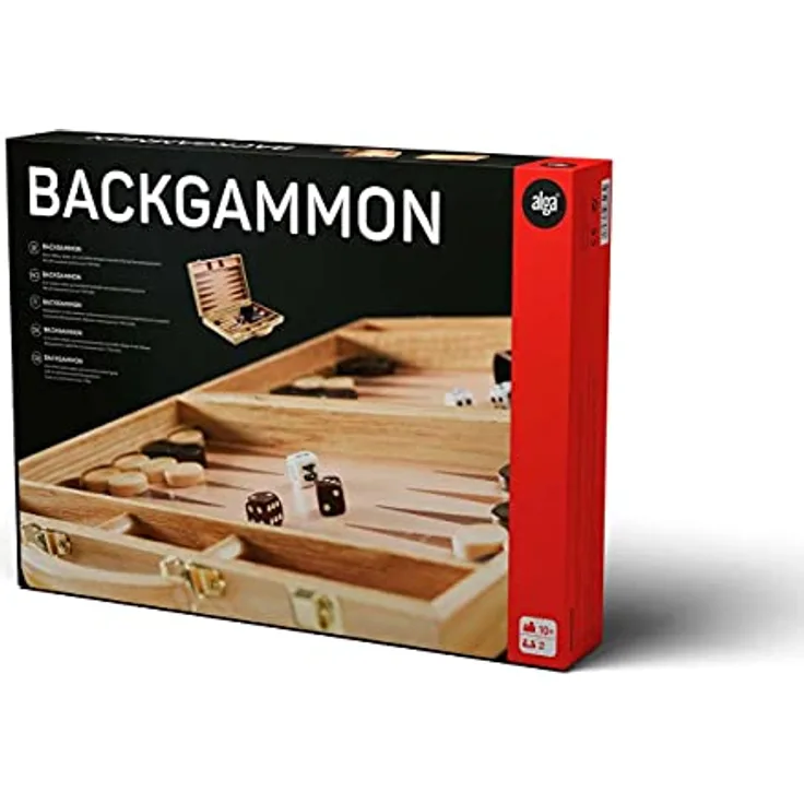 Alga Backgammon, klassisches Brettspiel in englischer und nordischer Ausführung