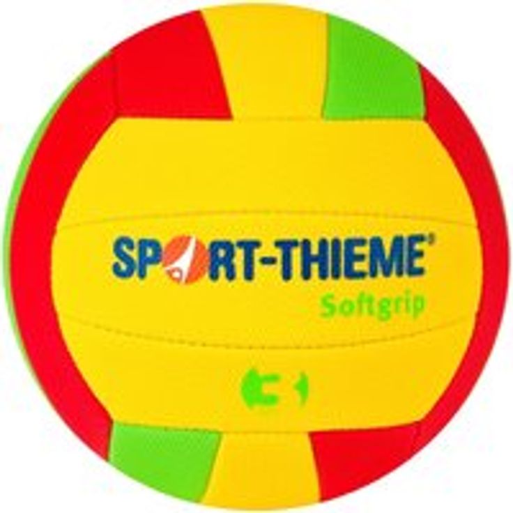 Sport-Thieme Volleyball Softgrip Größe 5, 420 g Beachvolleyball Unisex für sanften Einstieg ins Volleyballspiel