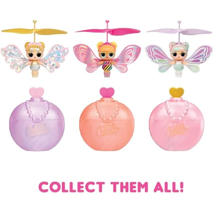 LOL Surprise Magic Flyers - Flutter Star - Handgesteuerte fliegende Puppe - Sammlerpuppe mit Touch-Flasche zum Auspacken - Ideal für Mädchen ab 6 Jahren – Bild 7