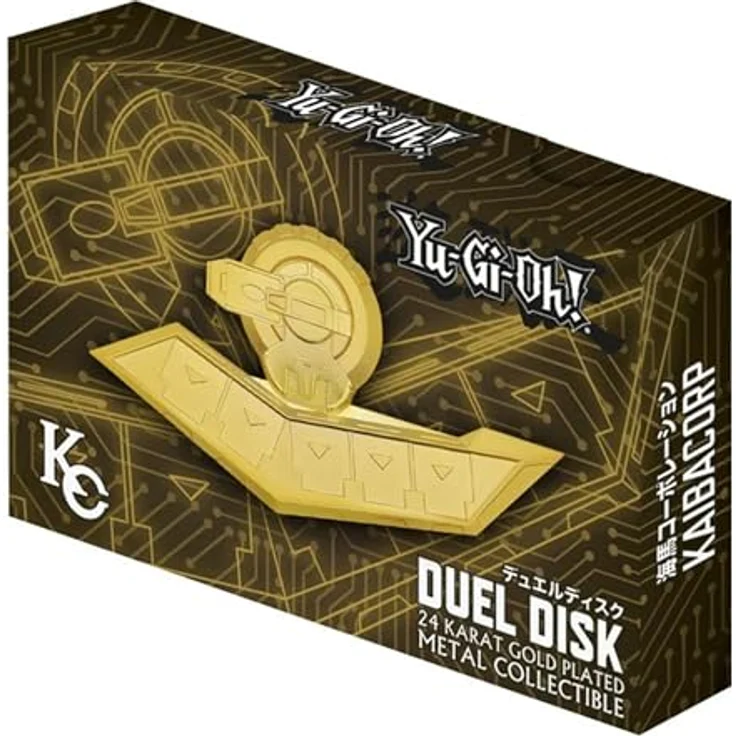 Fanatic Yu-Yu-Gi-Oh! 24K Gold Plated Duel Disk Mini Replica, 18 cm, limitierte Edition mit Ständer (1.996 Stück) – Bild 9